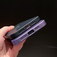 Invisible Stand Holder Bracket Matte Case for iPhone 14 13 series