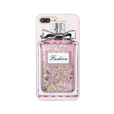 Fashion Luxury Girl Pink Bling Perfume Bottle Phone Case For X iPhone 7/8 plus 6plus