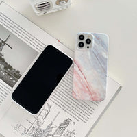 Fashion Marble Pattern Anti-Knock Soft Case for iPhone 15 14 13 12 series