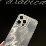 Fashion Shiny Dream Feather Pattern Shockproof Colorful Hard Case For iPhone 15 14 13 12 series