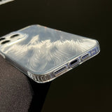 Fashion Shiny Dream Feather Pattern Shockproof Colorful Hard Case For iPhone 15 14 13 12 series