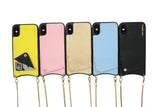 Fashion Crossbody Case With Strap Long Chain for iPhones