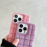 Fashion Soft Fur Plush Case for iPhone 14 13 12 series