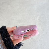 Fashion Soft Fur Plush Case for iPhone 14 13 12 series