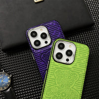 Flower Bear Leather Magsafe Wireless Charging Case For iPhone 14 13 12 series