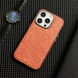 Flower Bear Leather Magsafe Wireless Charging Case For iPhone 14 13 12 series