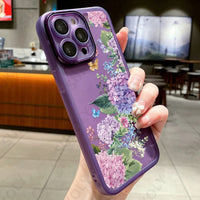 Flower Lens Camera Protection Shockproof Soft Silicone Case For iPhone 15 14 13 series