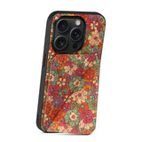 Flower Texture Wireless Charging Card Holder Case Suitable For iPhone 15 14 13 12 series