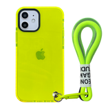Fluorescence Lanyard Phone Case for iPhone 14 13 12 series