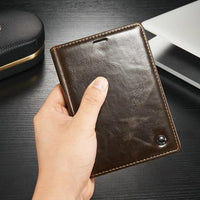 Leather Magnetic Stand Flip Card Cover For Blackberry Passport 2