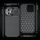 Shockproof TPU Silicone Premium Case For iPhone 15 series