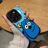 Cool Cartoon Monster Soft TPU Cases For iPhone 14 13 12 series