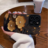 3D Flower Soft TPU Case For iPhone 14 13 12 series