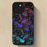 Cool Color Stickers Posters Case For iPhone 14 13 12 series