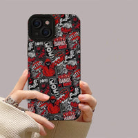 Cool Color Stickers Posters Case For iPhone 14 13 12 series