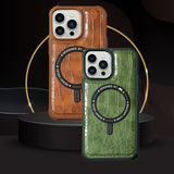 Magnetic Leather Case For iPhone 14 13 12 series