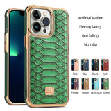 Luxury TPU Leather Case for iPhone 14 13 12 series