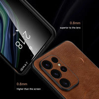 Magsafe Magnetic Leather Case for Samsung Galaxy S24 series