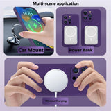 Magsafe Magnetic Wireless Charger Liquid Silicone Case for iPhone 14 13 12 series