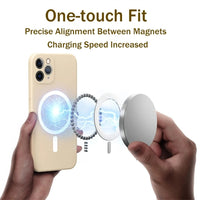 Magsafe Magnetic Wireless Charger Liquid Silicone Case for iPhone 14 13 12 series