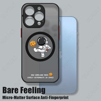 Cute Astronaut Magsafe Magnetic Wireless Charging ShockProof Case For iPhone 14 13 12 series