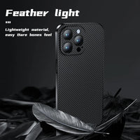 Magsafe Magnetic Ultra Thin Carbon Fiber Texture Hard Case For iPhone 15 14 13 12 series