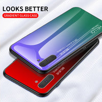 Gradient Tempered Glass Luxury Case For Samsung Galaxy Note 10 Note 10 Plus
