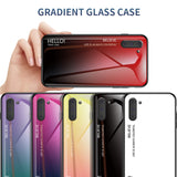 Gradient Tempered Glass Luxury Case For Samsung Galaxy Note 10 Note 10 Plus
