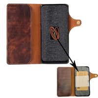 Vintage Premium Leather Wallet Case for Samsung Galaxy S23 S22 S21 Ultra Plus