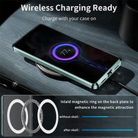 Luxury Metal Bezel Drop Resistant Magnetic Frosted Case For Samsung Galaxy S23 series