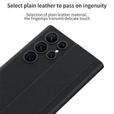 Magnetic Ultra Thin Flip Leather Case for Samsung Galaxy S23 Ultra Plus