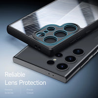 Flowing Line Matte Antifingerprint Shockproof PC+TPU Case For Samsung Galaxy S24 series