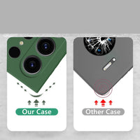 Original Shockproof Liquid Silicone TPU Cases For Samsung Galaxy S24 series