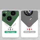 Original Shockproof Liquid Silicone TPU Cases For Samsung Galaxy S24 series