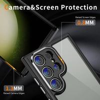 Hard PC Matte Silicone Case With Lens Protection For Samsung Galaxy S24 S23 S21 series