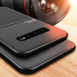 Brand new IQS Design Ultra Thin Car Magnetic Soft Cover Case for Samsung Galaxy S10 Series