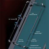 Creative Adjustable Stainless Aluminum Mechanical Metal Bumper Case For iPhone 14 13 12 series