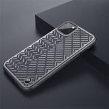 Herringbone Light Reflective Waterproof Back Case for iPhone 11 Pro Max