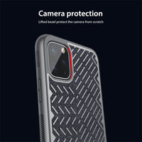 Herringbone Light Reflective Waterproof Back Case for iPhone 11 Pro Max