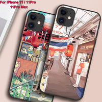 Vintage Soft Silicone Painted Protective Case For iPhone 11 Series
