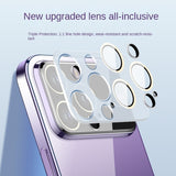 Luxury Transparent Slim Magsafe Magnetic Hard PC Case With Lens Protection For iPhone 14 13 12 series