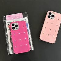 Breathable Hole Matte Soft Silicone Cases For iPhone 14 13 12 series