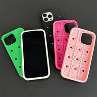 Breathable Hole Matte Soft Silicone Cases For iPhone 14 13 12 series