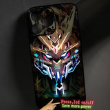 Glass Shockproof LED Colorful Flash Case For iPhone 15 14 13 series