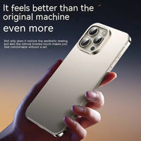 Titanium Magnetic MagSafe Wireless Charging Frosting Case For iPhone 15 series