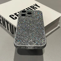 Full Lens Protection Glitter Rhinestone Shiny Diamond Shockproof Case For iPhone 15 14 13 12 series