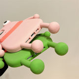 Funny Cartoon Stereoscopic Frog Cute Monster Soft Case For iPhone 14 13 12 series