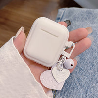 Gentle Milk White Pendant TPU Silicone Soft Case For Apple AirPods Pro 3 2 1