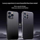 Premium Leather Plating Shockproof Lens Protection Case for iPhone 15 series