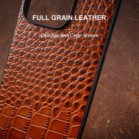 Premium Leather Business Case For iPhone 14 13 12 series